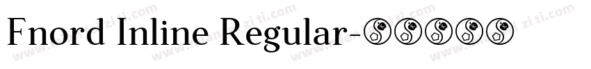 Fnord Inline Regular字体转换